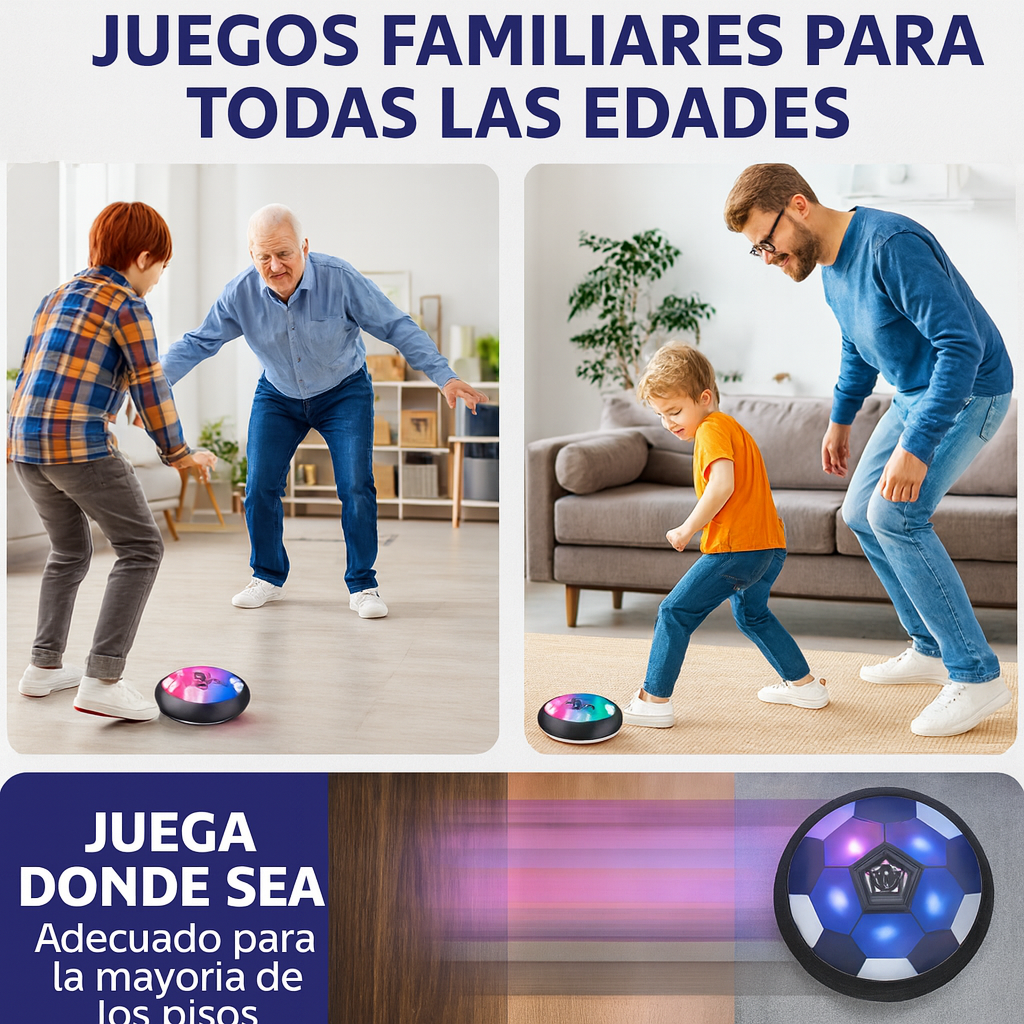 Balón de Fútbol Flotante para Interiores – Diversión Segura dentro de Casa